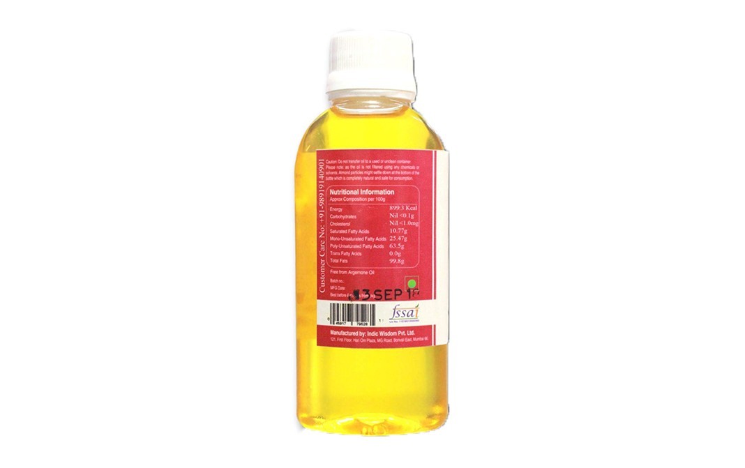 Indic Wisdom Walnut Oil Virgin & Cold Pressed   Plastic Bottle  100 millilitre